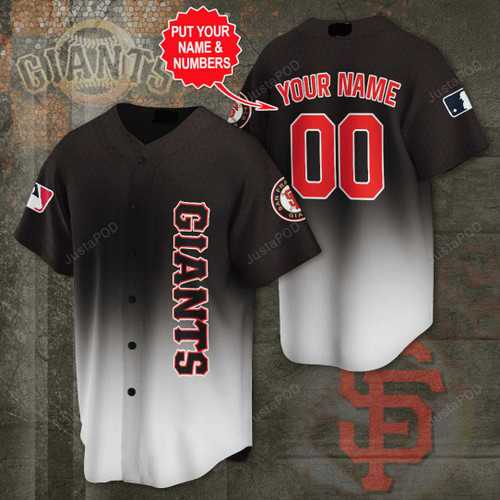 Personalized Custom Name San Francisco Giants All Over Print Baseball Jersey For Fans