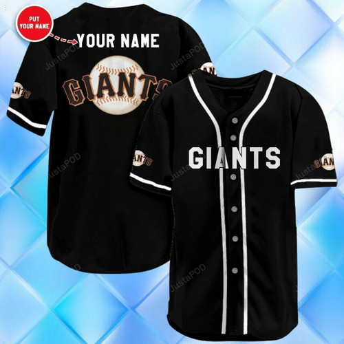 Personalized Custom Name San Francisco Giants All Over Print Baseball Jersey For Fans