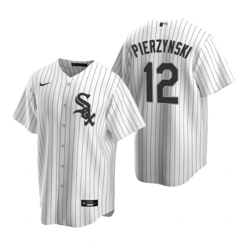 Mens Chicago White Sox #12 A.J. Pierzynski Retired Player White Jersey Gift For White Sox Fans