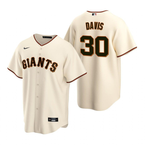 Mens San Francisco Giants #30 Chili Davis Retired Player Jersey Gift For Giants Fans