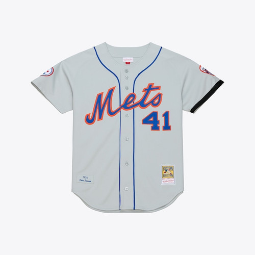 Men's New York Mets Tom Seaver Mitchell & Ness Gray 1976  Jersey