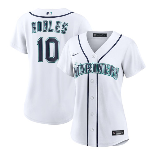 Women's Seattle Mariners Victor Robles Nike White Home Replica Jersey
