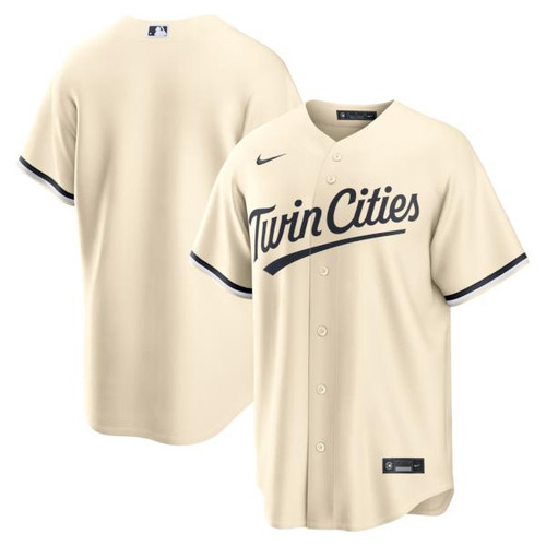 Men's Minnesota Twins Nike Cream Alternate Replica Jersey
