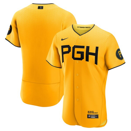 Men's Pittsburgh Pirates  Nike Gold City Connect  Jersey