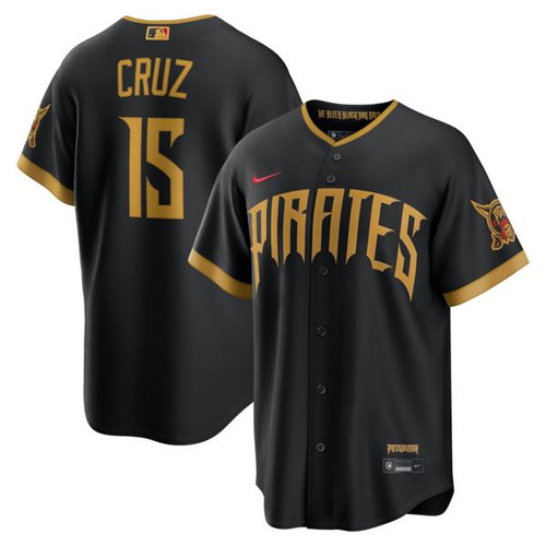 Men's Pittsburgh Pirates Oneil Cruz Nike Black 2026 City Connect Stadium Jersey