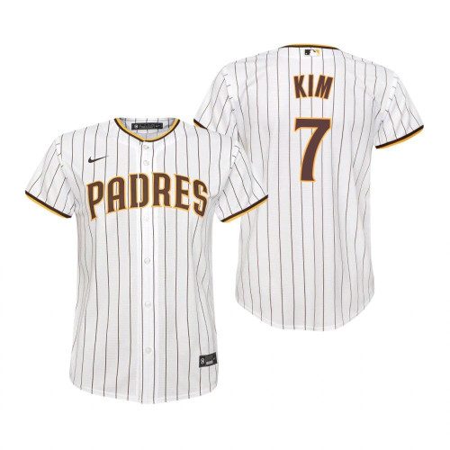 San Diego Padres #7 Ha-Seong Kim 2020 White Jersey Gift For Padres Fans