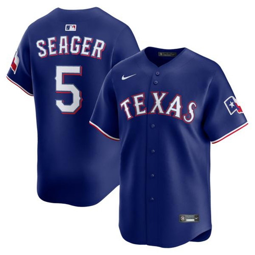Men's Texas Rangers Corey Seager Nike Royal Alternate 2 Limited Jersey