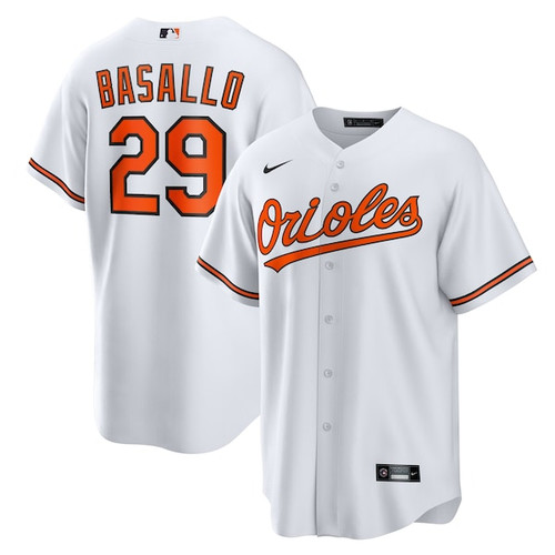 Men's Baltimore Orioles Samuel Basallo Nike White Replica Player Jersey