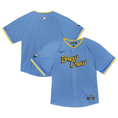 Toddler Milwaukee Brewers  Nike Blue City Connect Team Limited Jersey