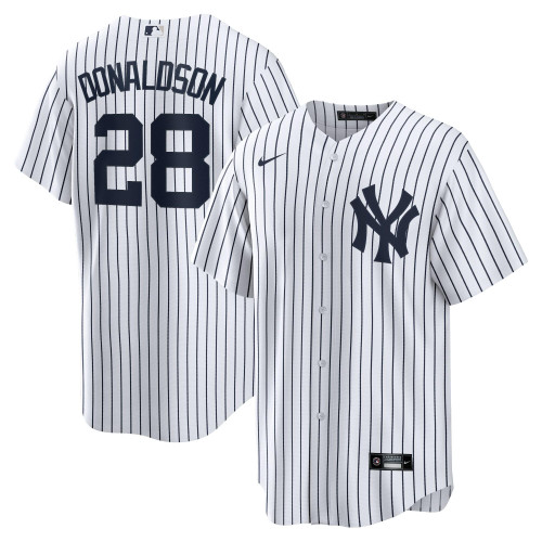 Josh Donaldson New York Yankees Nike Replica Replica Home Replica Player Jersey - White/Navy