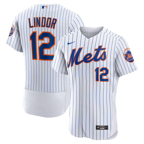 Francisco Lindor New York Mets Nike Replica Replica Home  Player Jersey - White