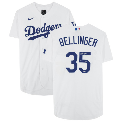 Cody Bellinger Los Angeles Dodgers Fanatics  Autographed Nike Replica Replica Replica Replica Replica  Jersey with "2019 NL MVP" Inscription - White