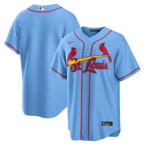 Men's St. Louis Cardinals Nike Light Blue Alternate Replica Jersey