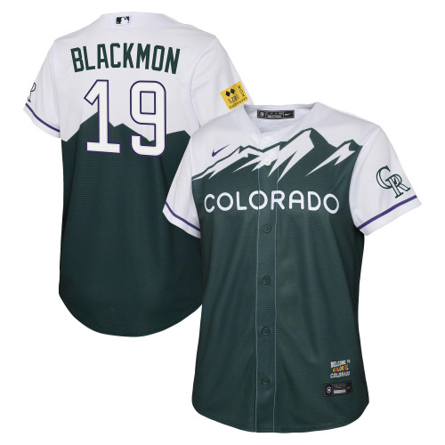 Charlie Blackmon Colorado Rockies Nike Replica Replica  2022 City Connect Replica Player Jersey - Green
