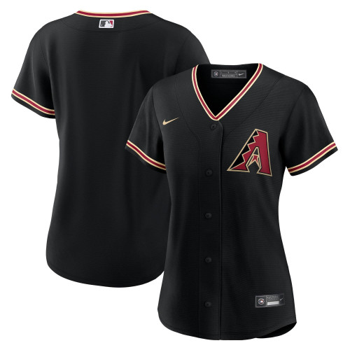 Arizona Diamondbacks Nike Replica Replica Women's Alternate Replica Team Jersey - Black