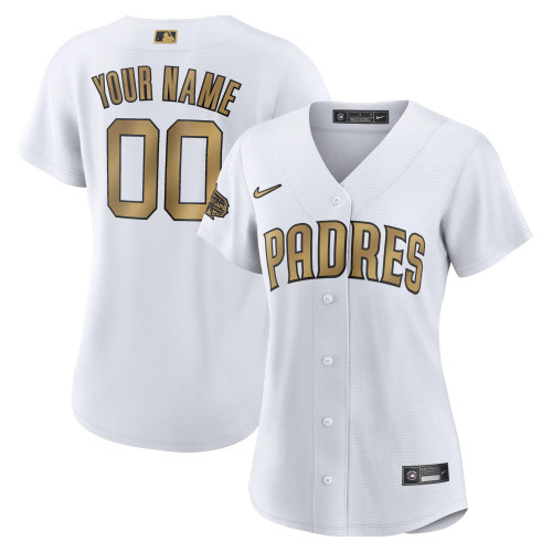 San Diego Padres Nike Replica Replica Women's 2022 MLB All-Star Game Replica Custom Jersey - White