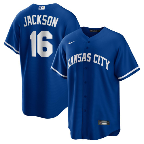 Bo Jackson Kansas City Royals Nike Replica Replica Alternate Cooperstown Collection Replica Player Jersey - Royal
