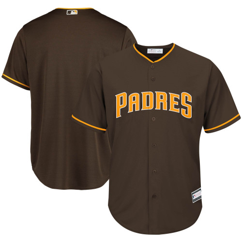 MenS Brown San Diego Padres Big & Tall Cooperstown Collection Replica Team Jersey