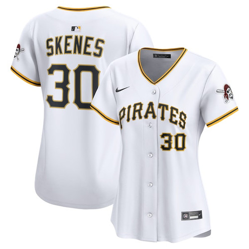 Women's Pittsburgh Pirates Paul Skenes Nike White Home Limited Player Jersey