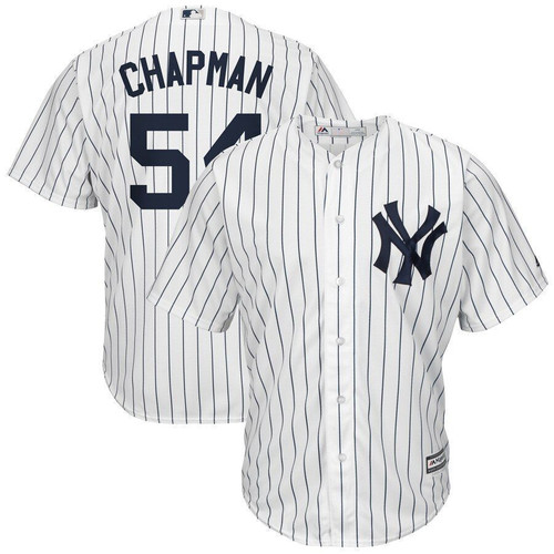 Aroldis Chapman New York Yankees Majestic Cool Base Home Player Jersey Jersey White 2021