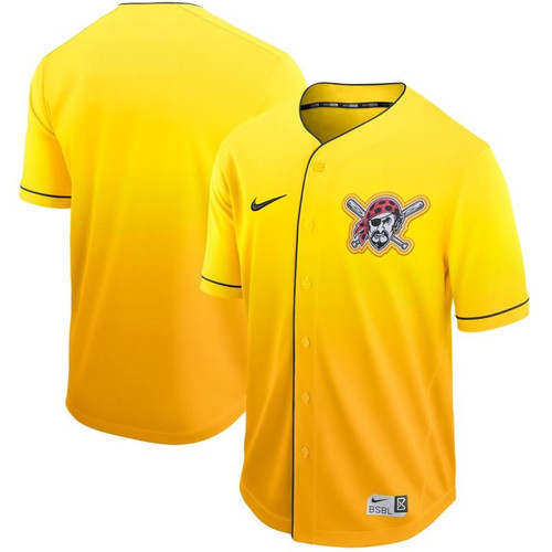 Pittsburgh Pirates Yellow Mlb Drift Edition Personalized Jersey