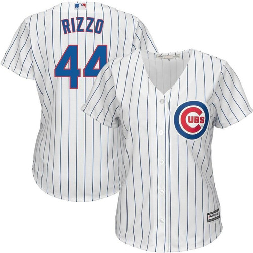 Anthony Rizzo Chicago Cubs Majestic Wocool Base Player White 3D Jersey