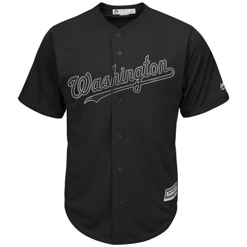 Washington Nationals Majestic 2021 Players Weekend Pick-A-Player Replica Roster Jersey Black 2021