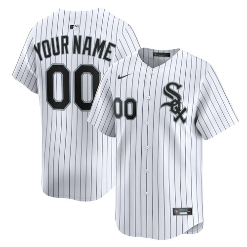 Men's Chicago White Sox Nike White Home Limited Custom Jersey