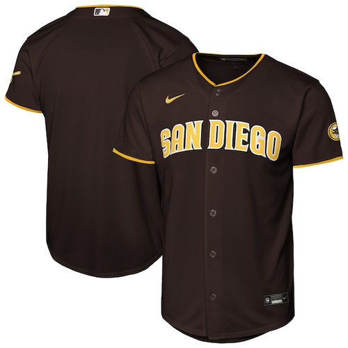 Youth San Diego Padres  Nike Brown Home Stadium Jersey