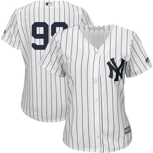 Aaron Judge New York Yankees Majestic Womens Team Cool Base Player Jersey Jersey White 2021