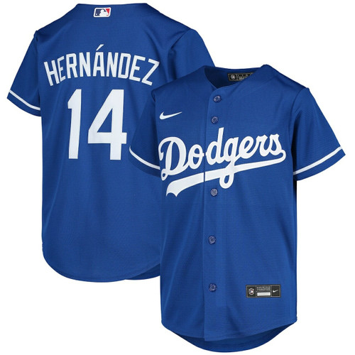 Los Angeles Dodgers Enrique Hernandez Royal Alternate Player Baseball Jersey Mlb Baseball Jersey1037