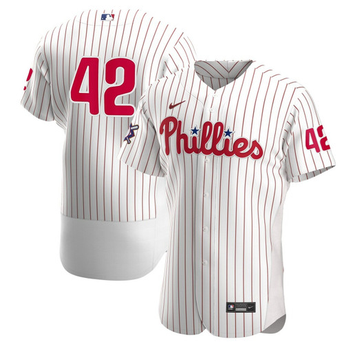 MenS Philadelphia Phillies White/Red Home Jackie Robinson Day Baseball Jersey Mlb Baseball Jersey1245