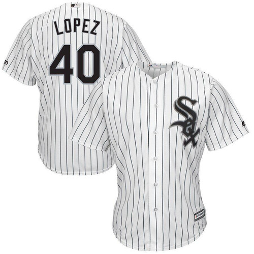 Reynaldo Lopez Chicago White Sox Majestic Home Cool Base Player Jersey White 2019