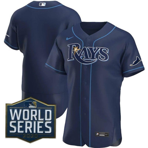 Tampa Bay Rays 2020 MLB Personalized Custom Navy Custom Jersey
