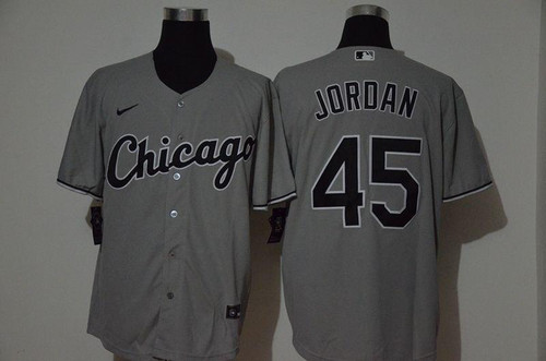 Chicago White Sox Michael Jordan #45 2020 MLB Grey Jersey