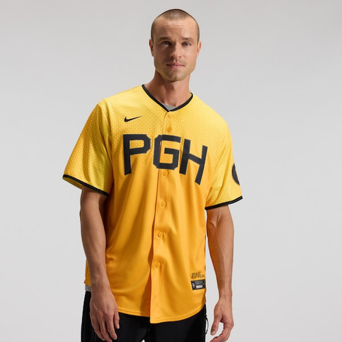 Men's Pittsburgh Pirates  Nike Gold City Connect Replica Jersey