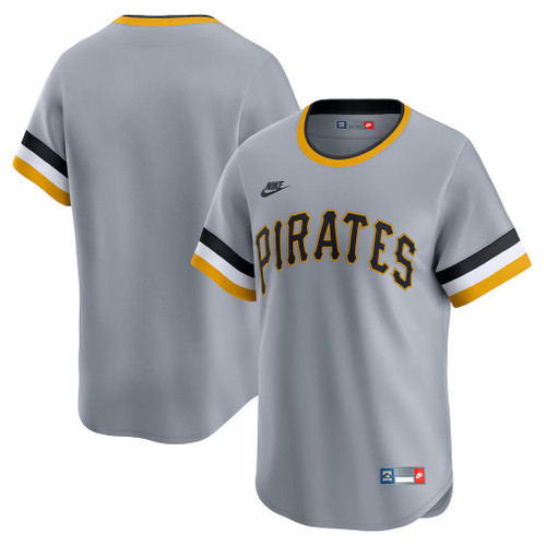 Pittsburgh Pirates MLB Nike Cooperstown Collection Limited Jersey – Gray