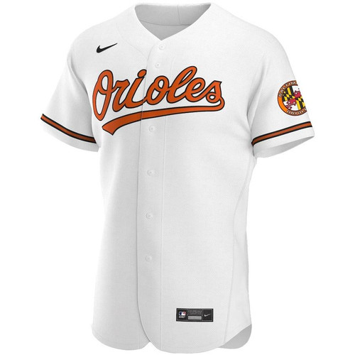 Mens Baltimore Orioles Nike Replica Replica White Home  Team Jersey
