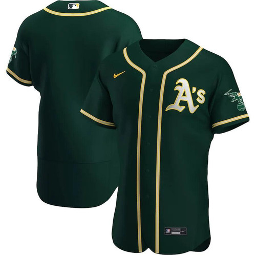 Mens Oakland Athletics Nike Replica Replica Green Alternate  Team Jersey