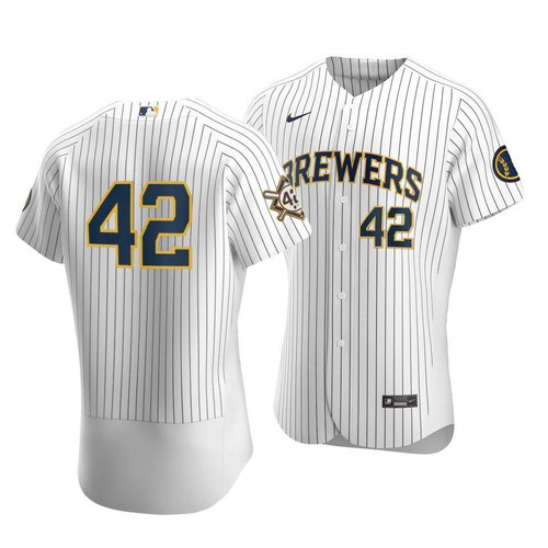 Men'S Milwaukee Brewers # Jackie Robinson Day  Jersey
