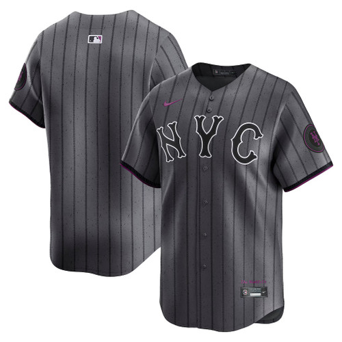 New York Mets MLB Nike City Connect Limited Jersey – Gray