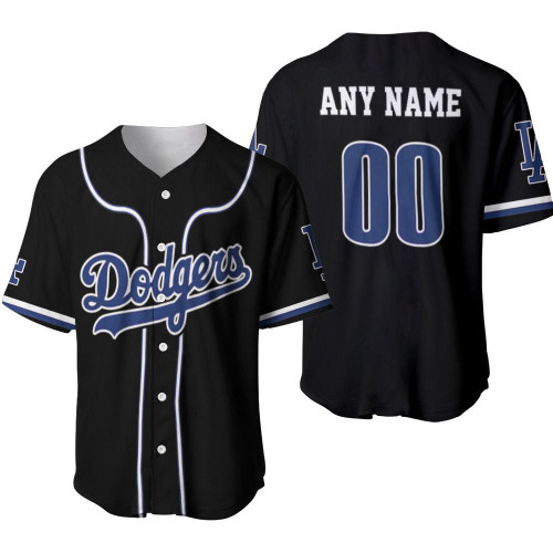 Personalized Los Angeles Dodgers 00 Anyname 2020 Mlb Black Jersey Inspired Style Gift For Los Angeles Dodgers Fans Baseball Jersey - MLB