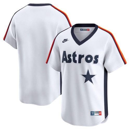 Houston Astros MLB Nike Cooperstown Collection Limited Jersey – White