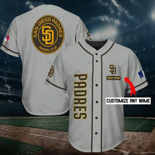 Personalized San Diego Padres Custom Name Baseball Tee Jersey Shirt
