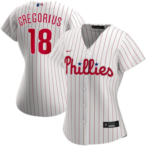 Womens Philadelphia Phillies Didi Gregorius Nike Replica Replica White Home Replica Player Jersey