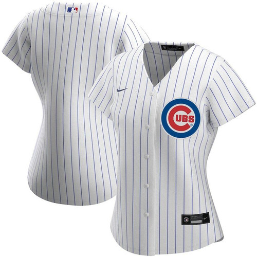 Womens Chicago Cubs Nike Replica Replica White Home Replica Team Jersey