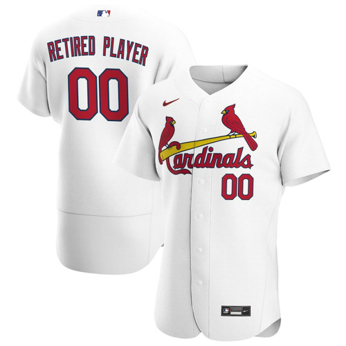 Men'S St. Louis Cardinals White Home Pick-A-Player Retired Roster Baseball Jersey Mlb Baseball Jersey1375