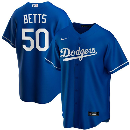 Men'S Los Angeles Dodgers Mookie Betts Royal Alternate Player Name Baseball Jersey Mlb Baseball Jersey456