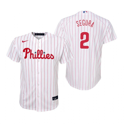 Philadelphia Phillies #2 Jean Segura 2020 Home White Jersey Gift For Phillies Fans