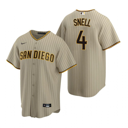 Mens San Diego Padres #26 Austin Nola 2020 Alternate Sand Brown Jersey Gift For Padres Fans